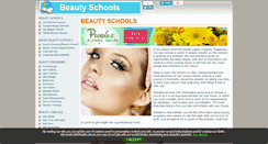 Desktop Screenshot of aboutbeautyschools.com
